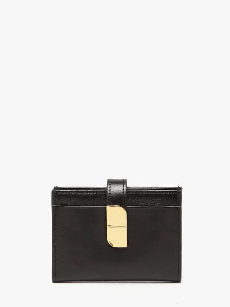 Portefeuille Vintage Leder Nat et nin Zwart vintage AUDE